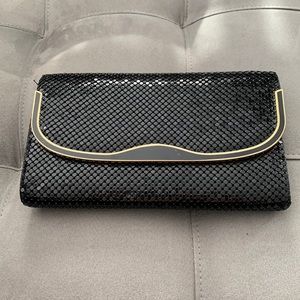 Black and gold accent purse.